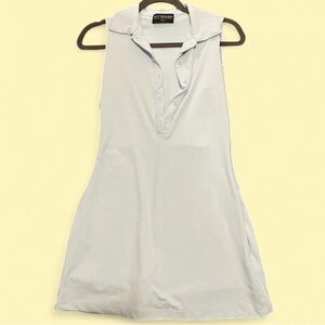 Athletic Baby Blue Sleeveless Top